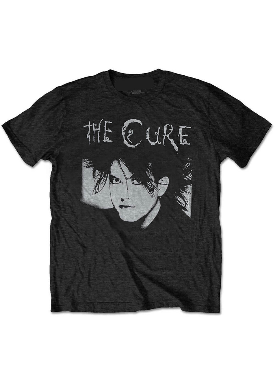 Band Shirts The Cure Robert Illustration T Shirt Black